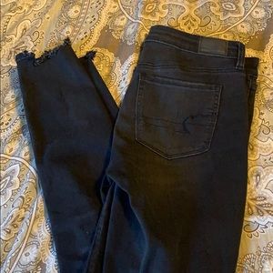 Black American eagle jeans